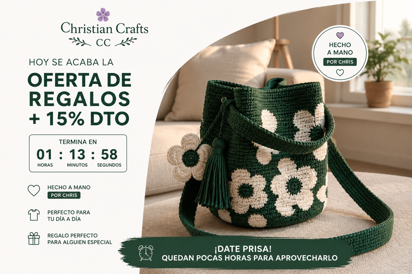 Bolso de Mano Tejido