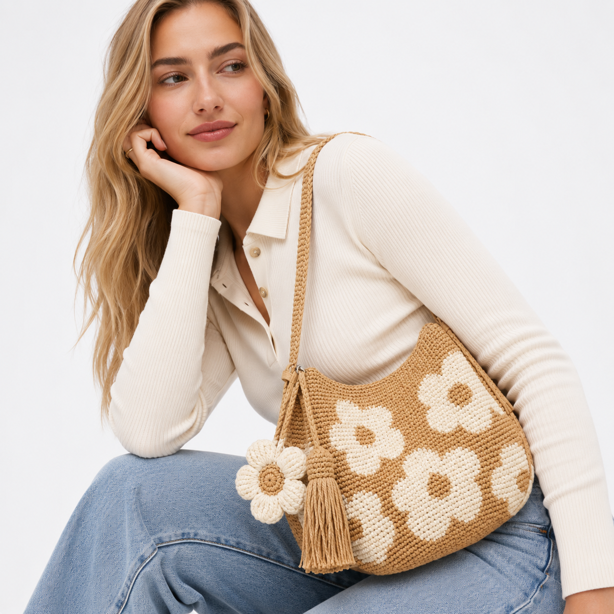 Bolso de Mano Tejido