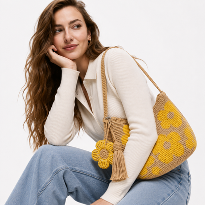 Bolso de Mano Tejido