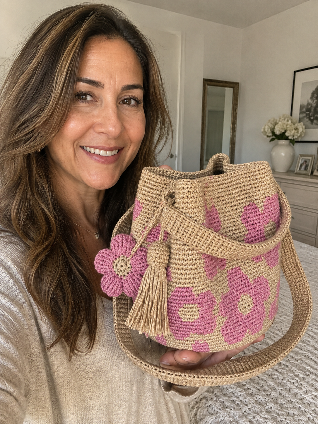 Bolso de Mano Tejido