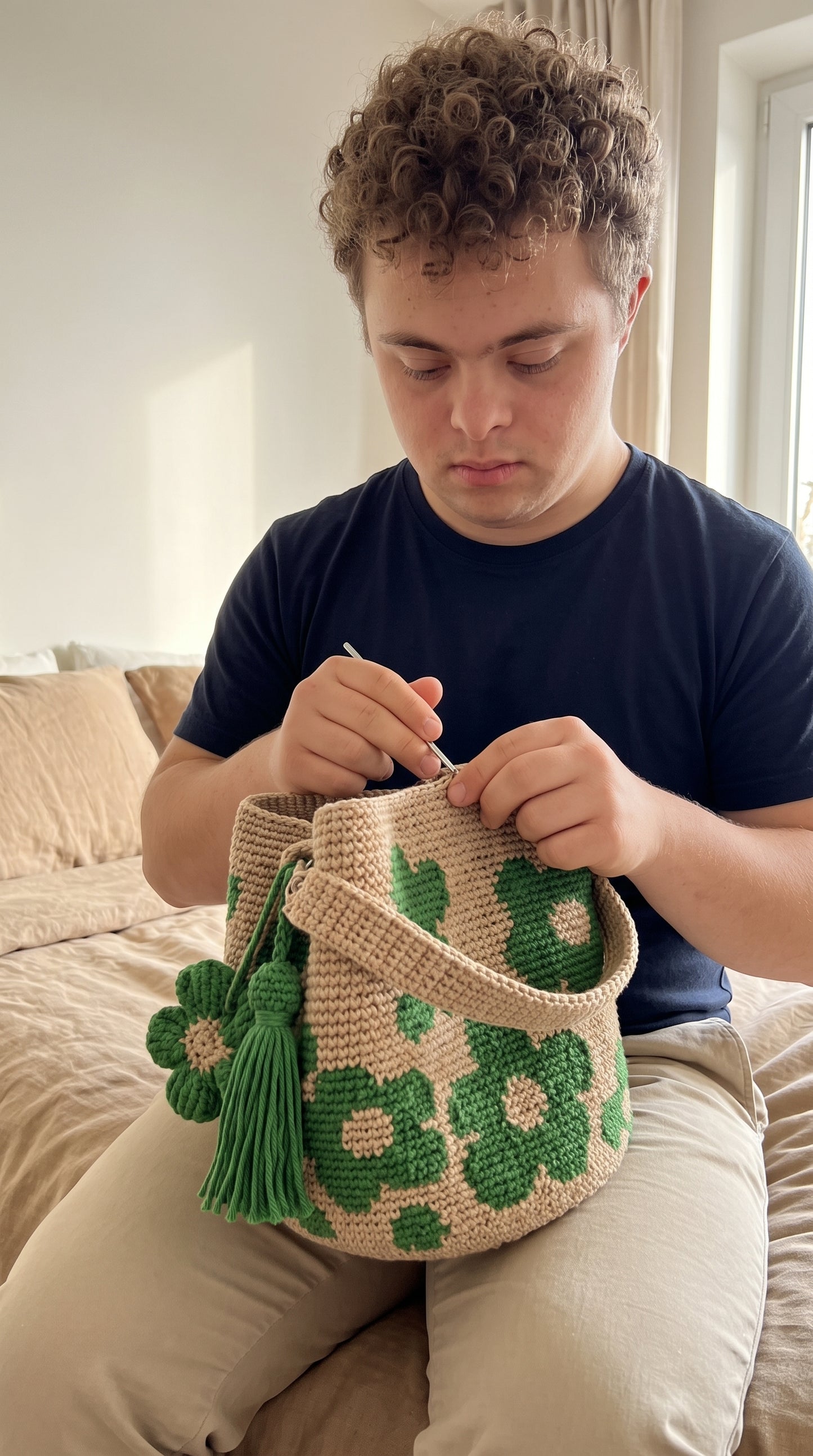 Bolso de Mano Tejido