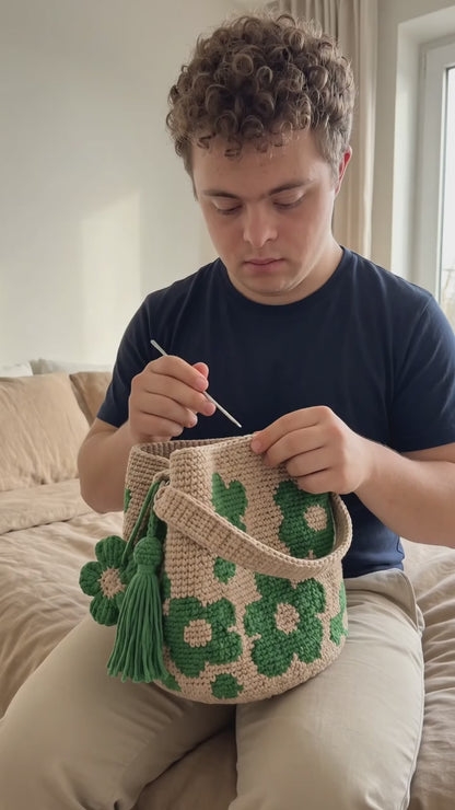 Bolso de Mano Tejido