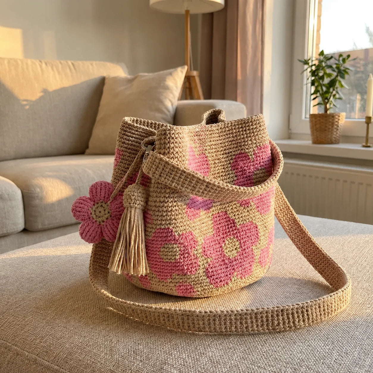 Bolso de Mano Tejido
